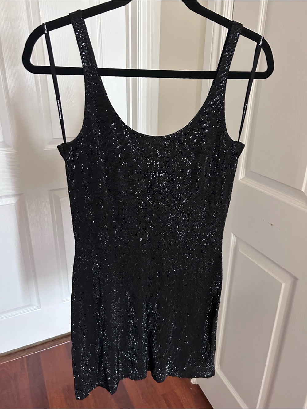 Alexander Wang Crystal Hotfix Embellish Slip Dress XS